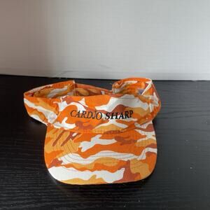 Cardio Sharp sunvisor hat Orange Camo